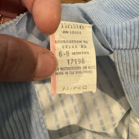 Vintage Baby Boy Clothes 6-9 Mo 4-Outfit Lot 1990s Buster Brown Healthtex READ - Picture 9 of 16